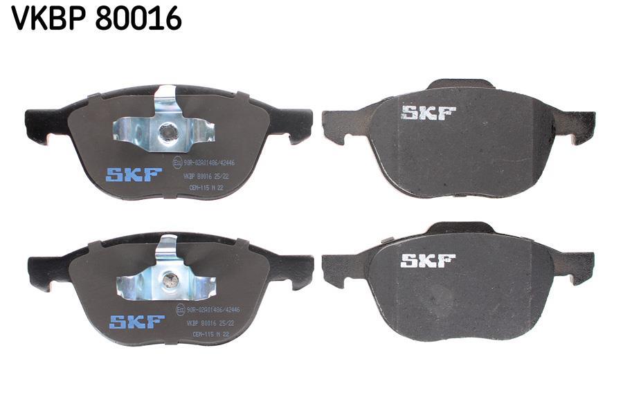 Jogo de 4 pastilhas de travão SKF ref. VKBP 80016